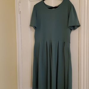 Lularoe green Amelia 3xl